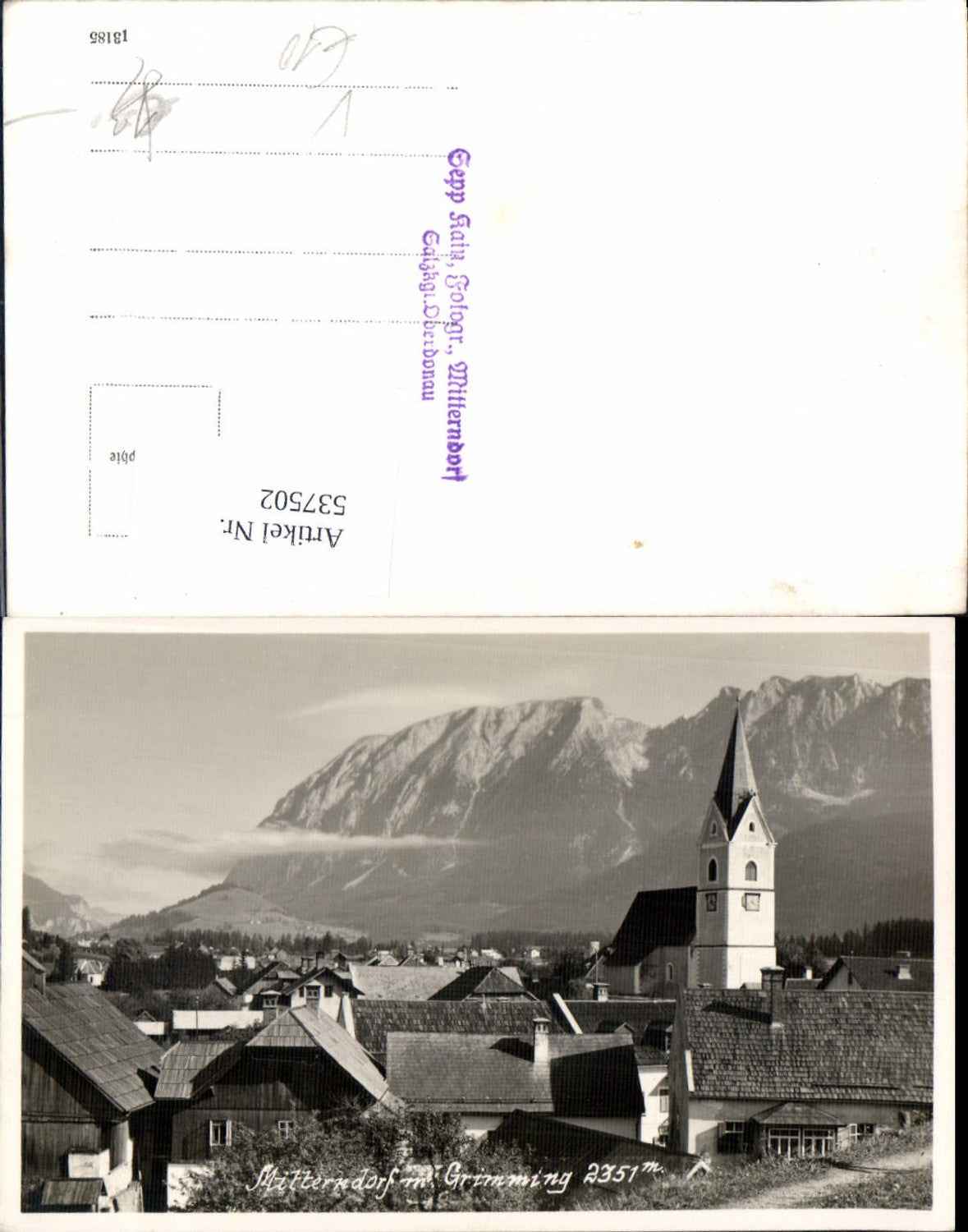 Alte Ansichtskarte – Old Postcard