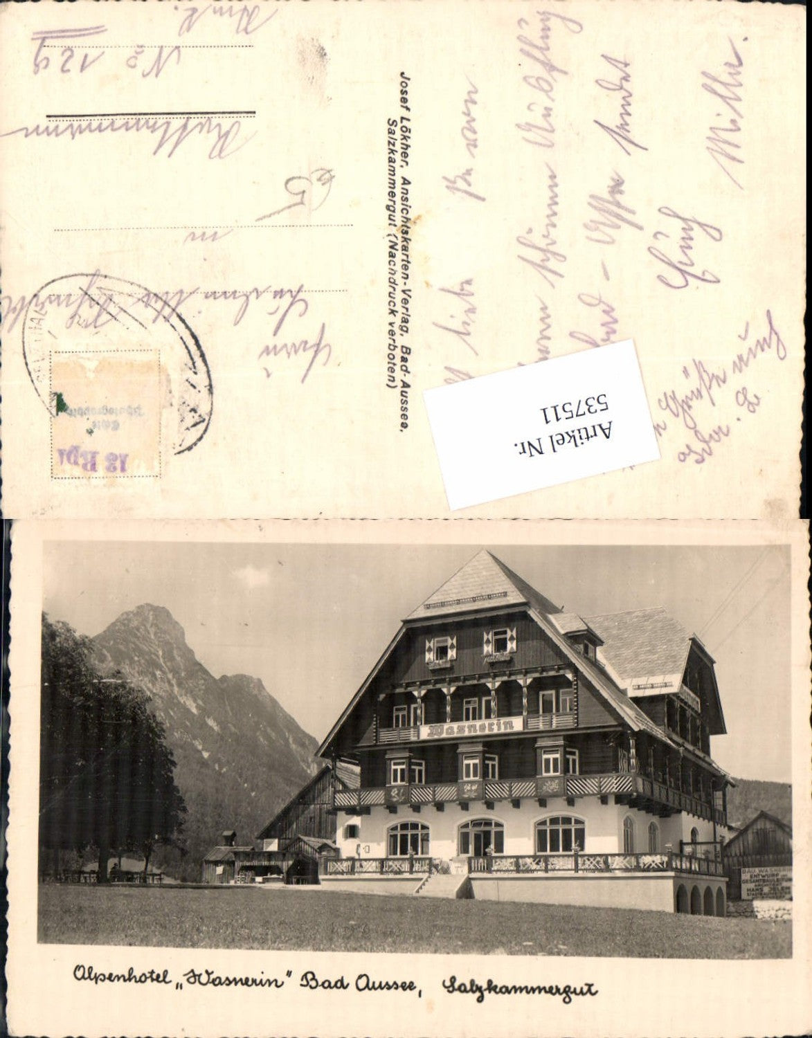 Alte Ansichtskarte – Old Postcard