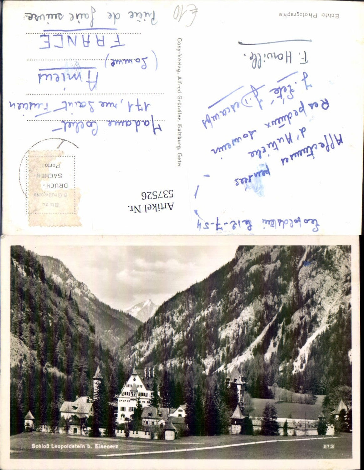 Alte Ansichtskarte – Old Postcard