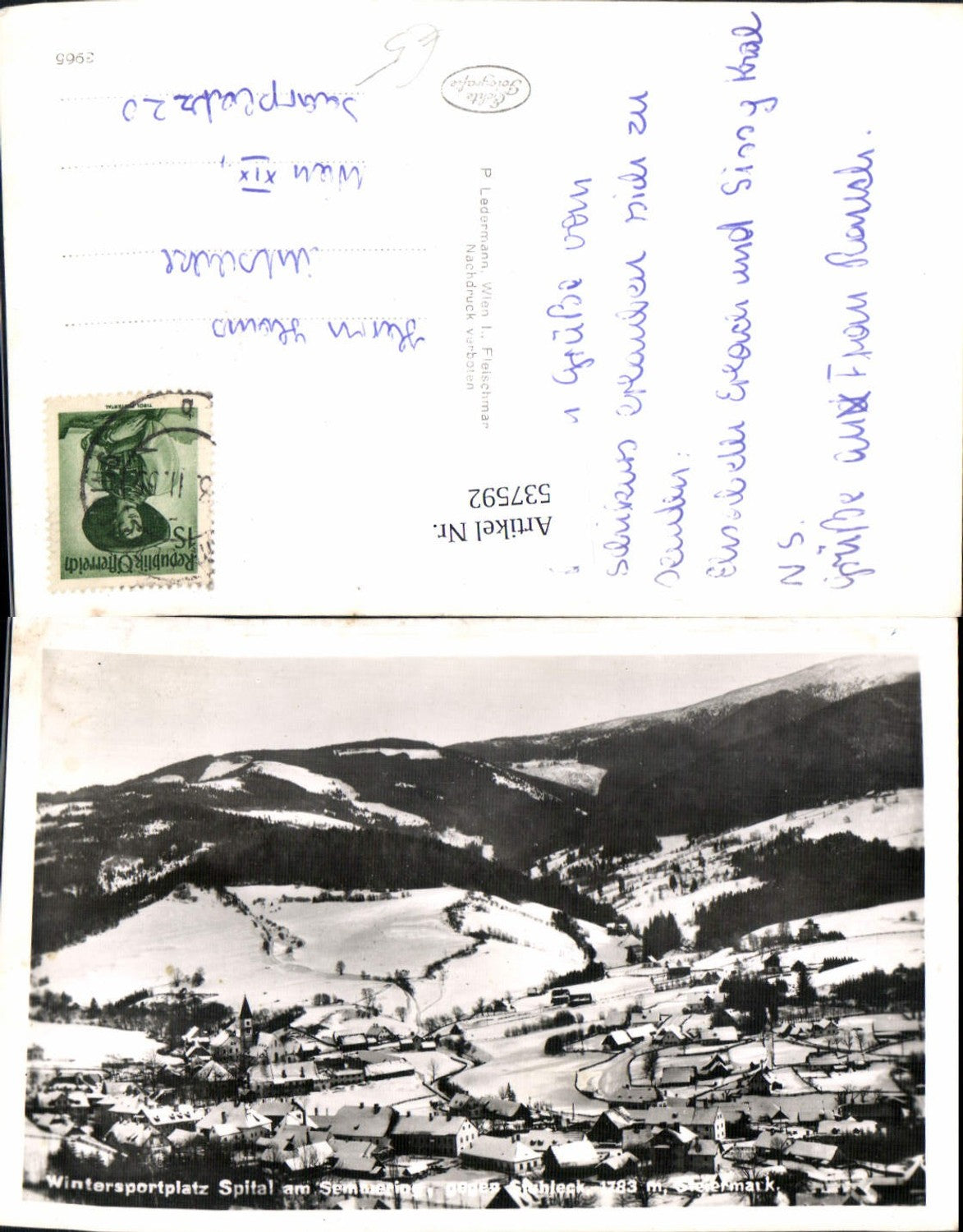 Alte Ansichtskarte – Old Postcard