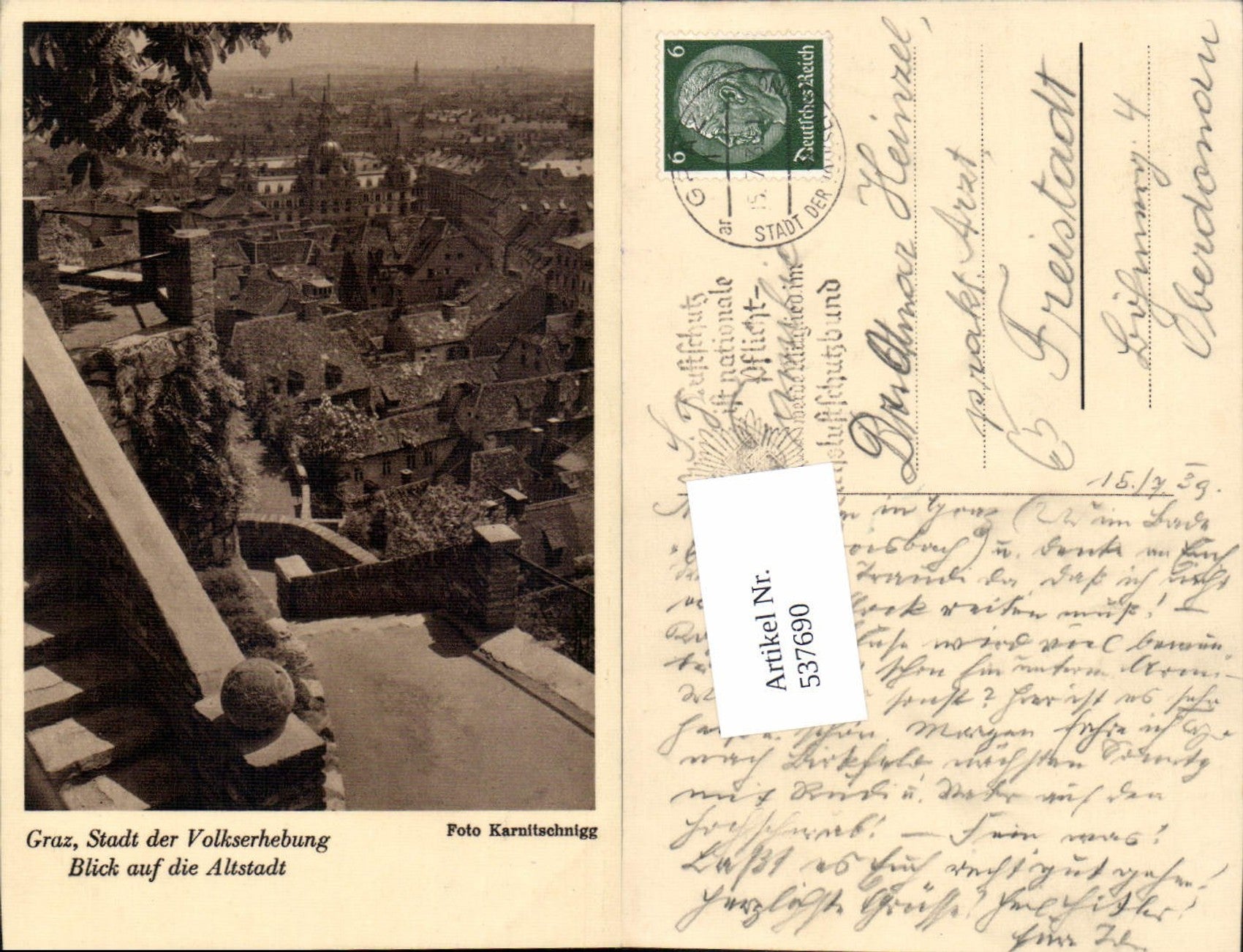Alte Ansichtskarte – Old Postcard