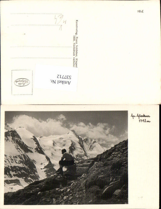 537712,Foto-AK Großglockner Bergsteiger Kletterer Heiligenblut