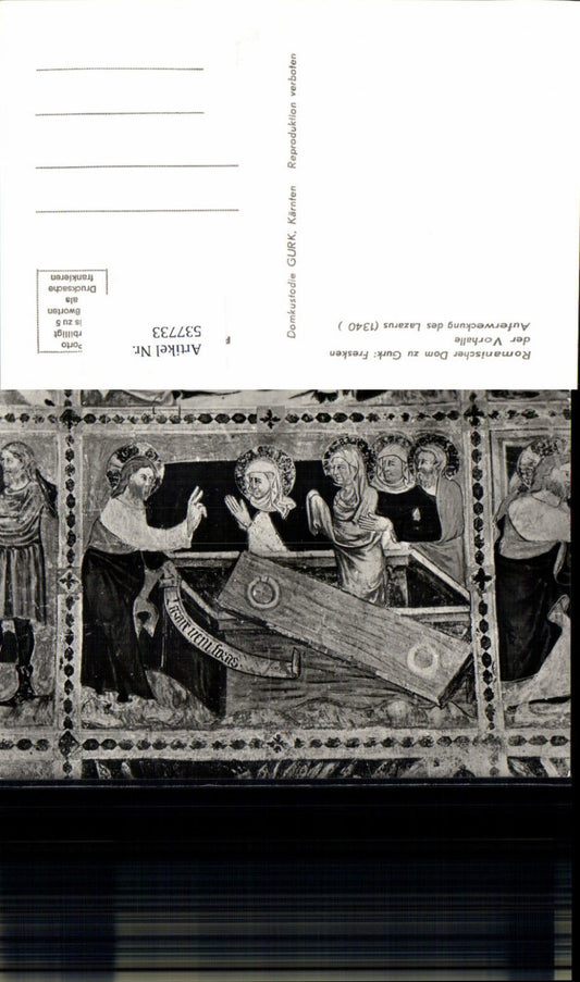 537733,Gurk Fresken 1340 Lazarus