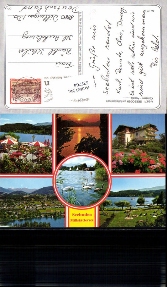 537764,Seeboden on Lake Millstättersee