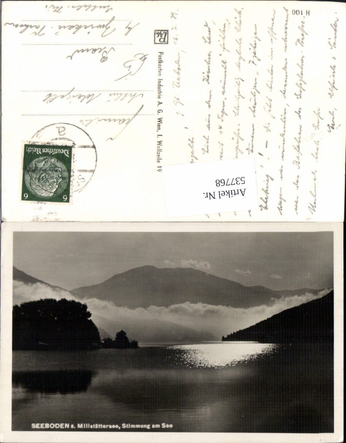 537768, Seeboden am Millstättersee great AK 1940