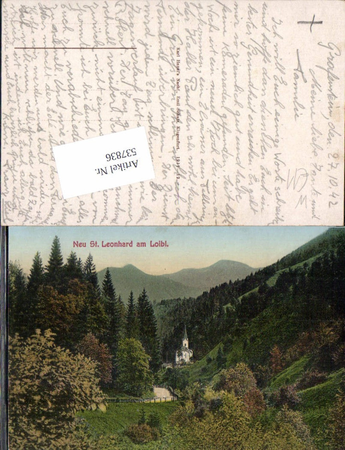 Alte Ansichtskarte – Old Postcard
