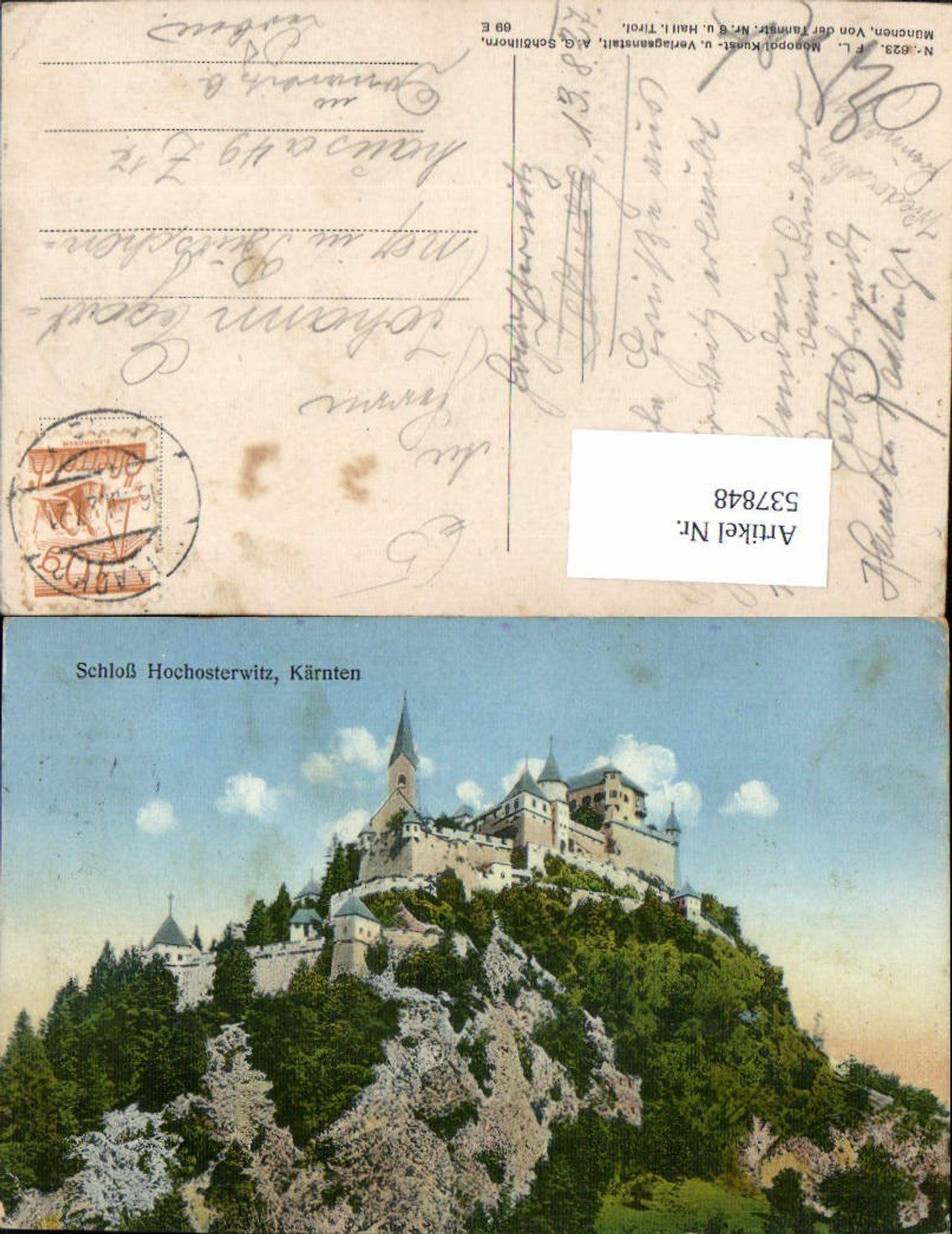 537848,tolle AK Burg Hochosterwitz St. Georgen am Längsee St. Veit an der Glan