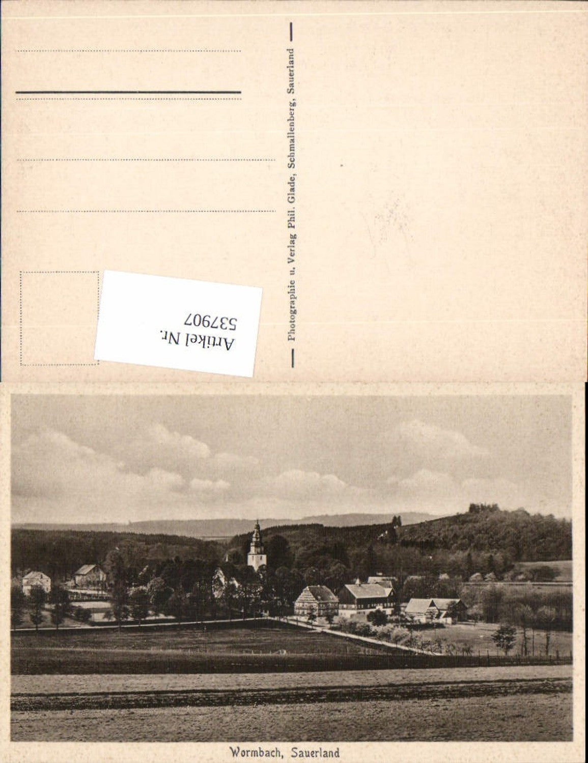 537907,Wormbach im Sauerland Schmallenberg Lk Arnsberg