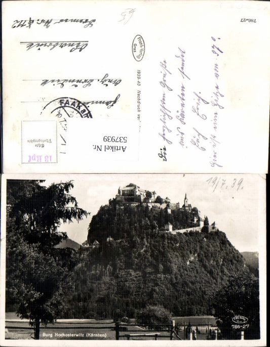 537939,Burg Hochosterwitz b. St. Veit an der Glan