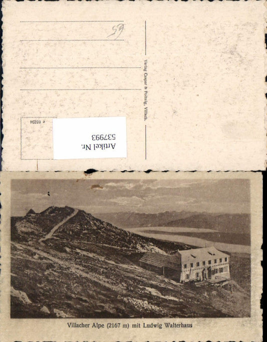 537993,Villacher Alpe Ludwig Walterhaus Villach Bleiberg