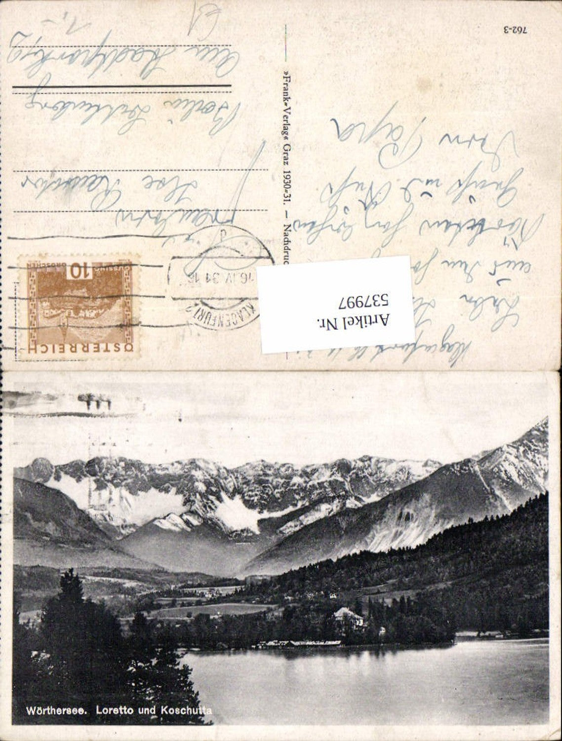 Alte Ansichtskarte – Old Postcard