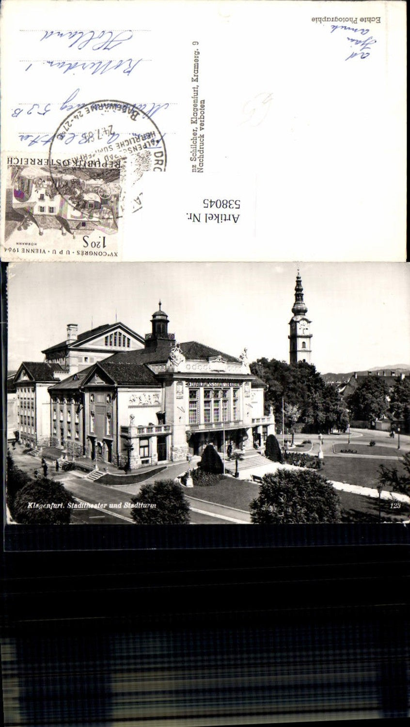 538045,Klagenfurt Stadttheater Stadtturm