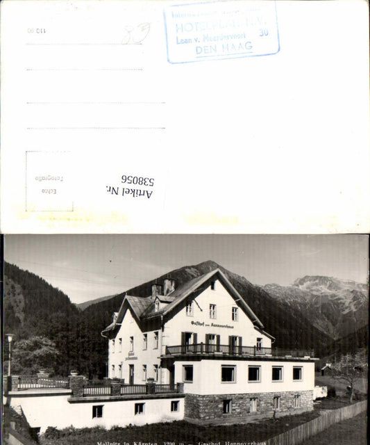 538056,Mallnitz Gasthof Hannoverhaus