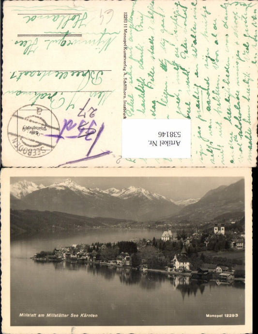 538146, Millstatt am See additional postage surcharge