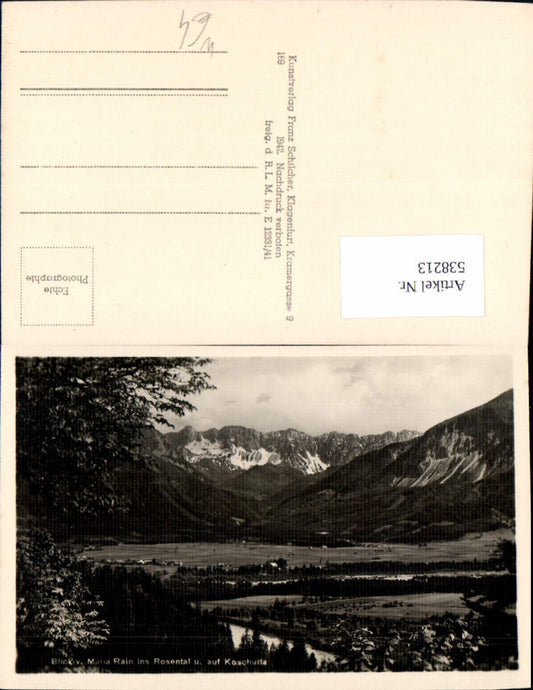538213,Maria Rain ins Rosental St. Jakob