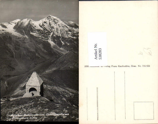 538283,Grossglockner Hochalpenstrasse Heiligenblut Wiesbachhorn chapel