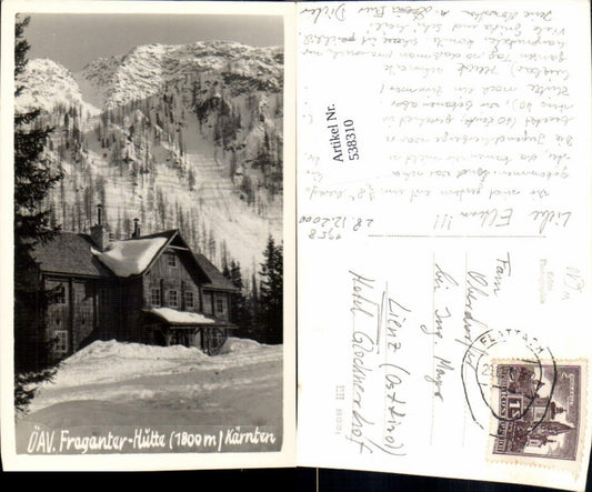 538310, ÖAV. Fraganter Hütte Flattach