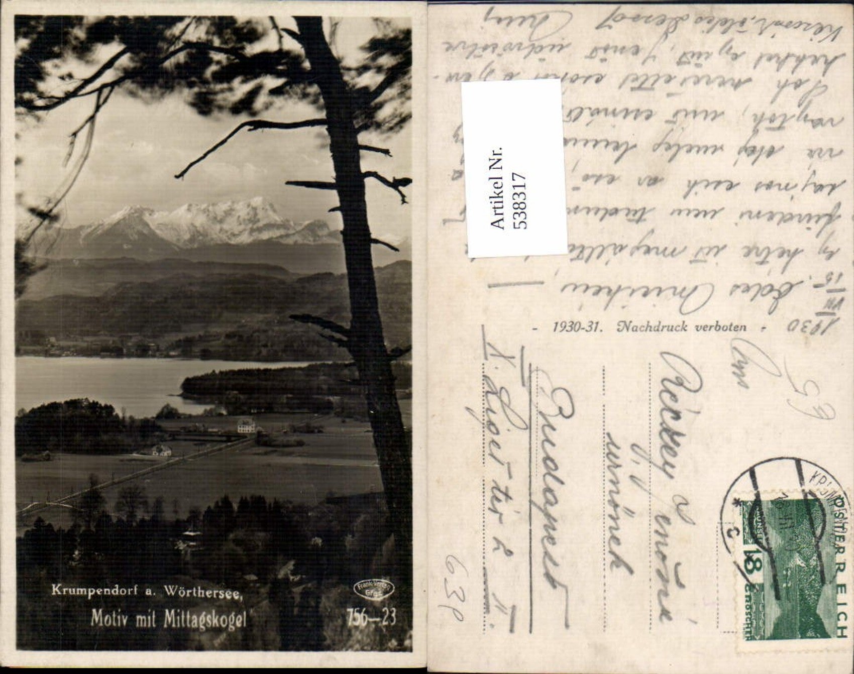 Alte Ansichtskarte – Old Postcard