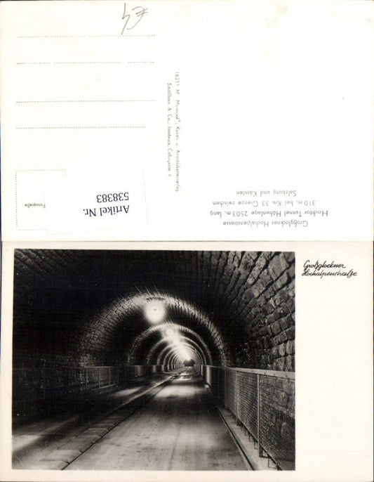 538383,Großglockner Hochalpenstrasse Heiligenblut Hochtor Tunnel