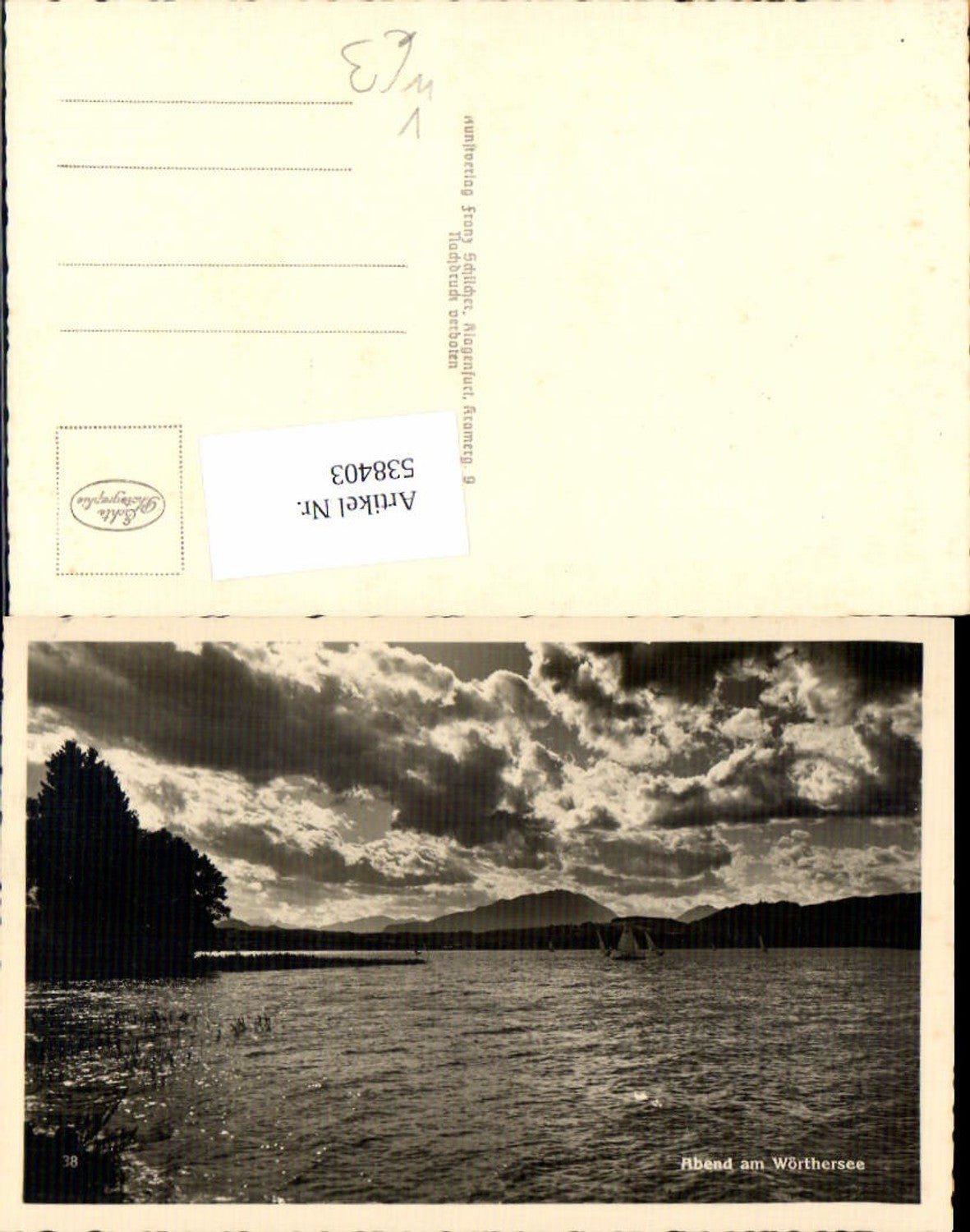 Alte Ansichtskarte – Old Postcard
