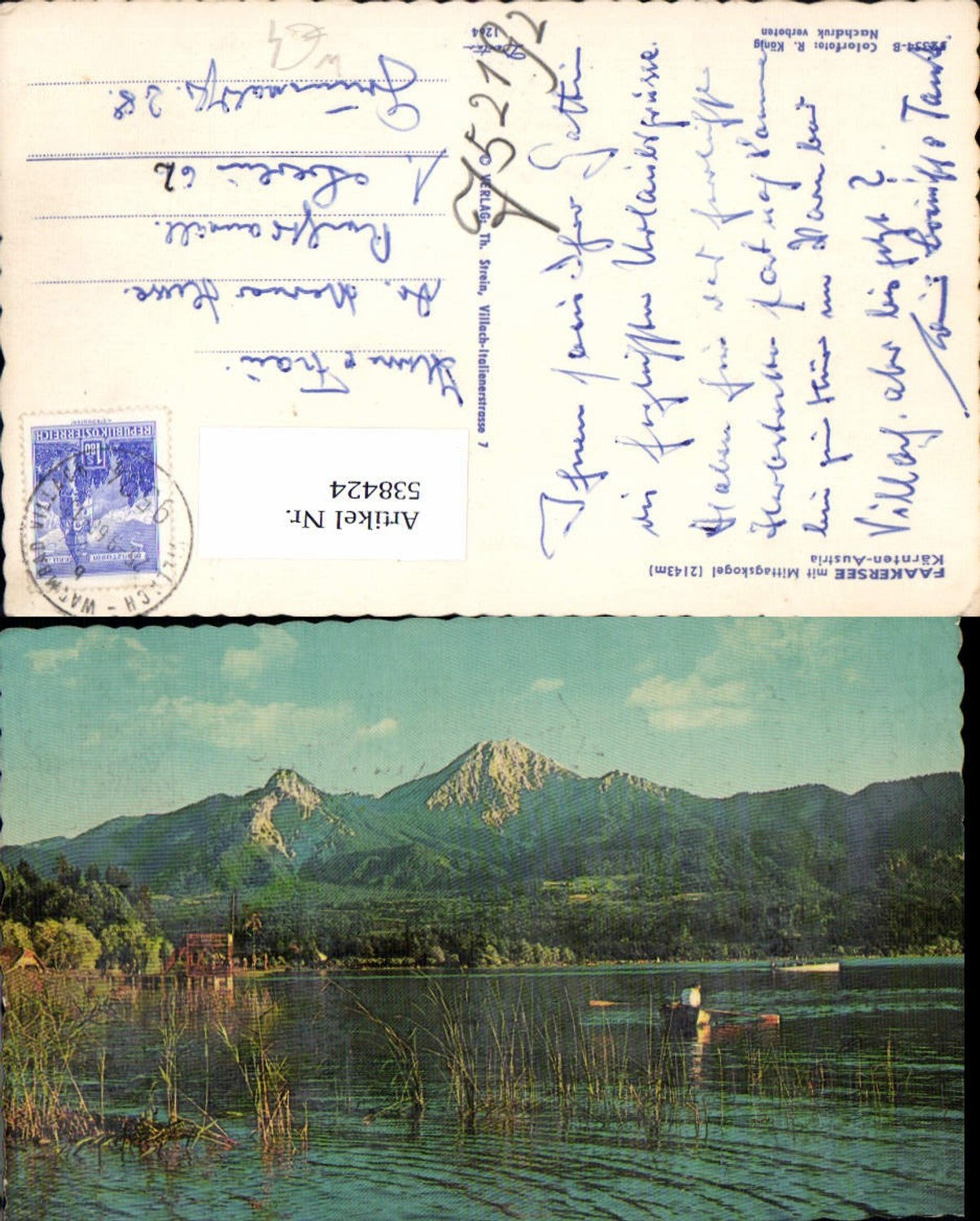 538424,Faakersee Faak am See Colorfoto 1965