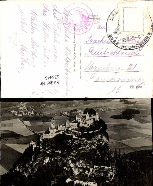 538445,Fliegeraufnahme Burg Hochosterwitz b. Launsdorf St. Veit an der Glan