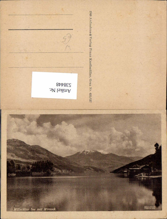 538448, Millstättersee Millstatt am See pub Knollmüller 631-137