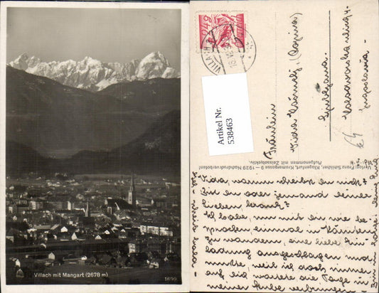 538463,Villach m. Mangart