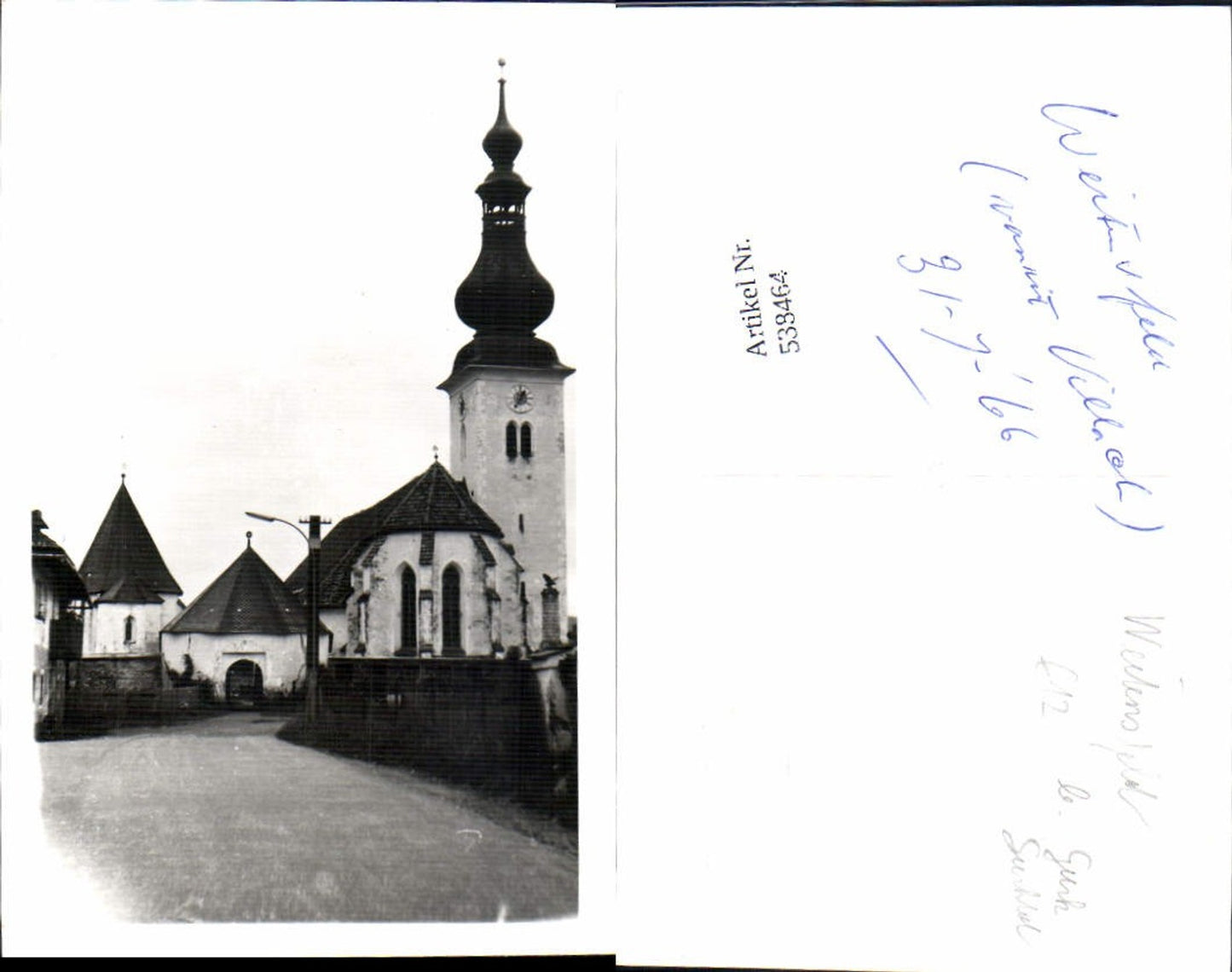 538464,tolle Foto-AK Weitensfeld bei Gurk Gurktal St. Veit an der Glan