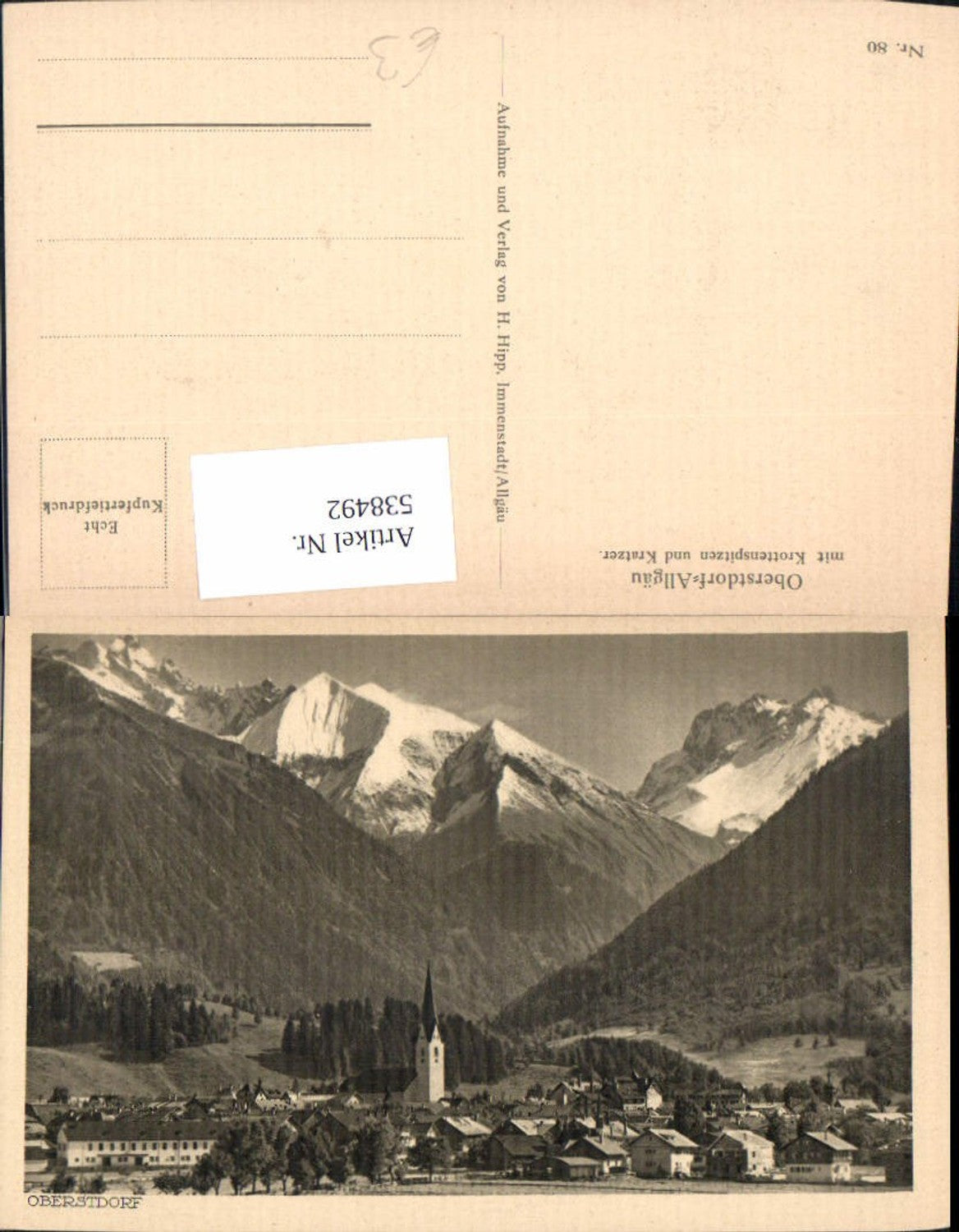 538492, Oberstdorf im Allgäu, district of Oberallgäu