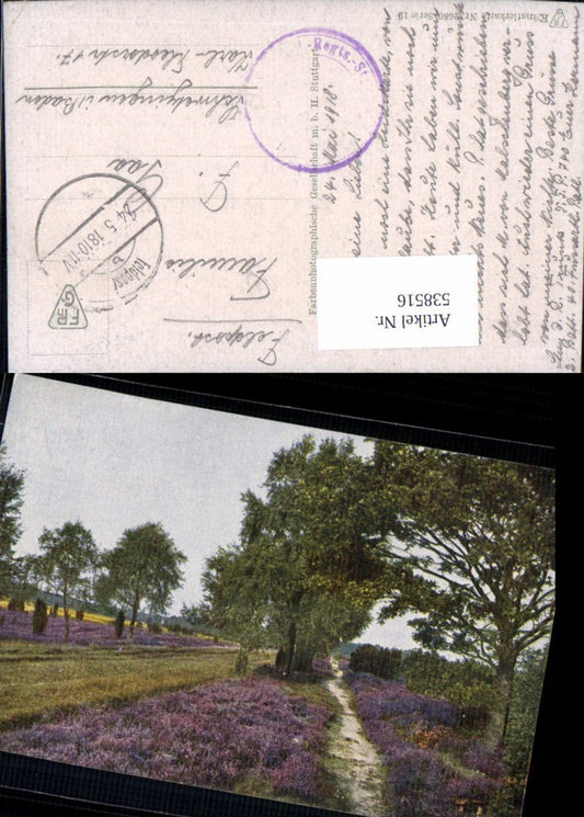 538516,Lüneburger Heide Lüneburg Feldpost Fussartillerie Batl 40