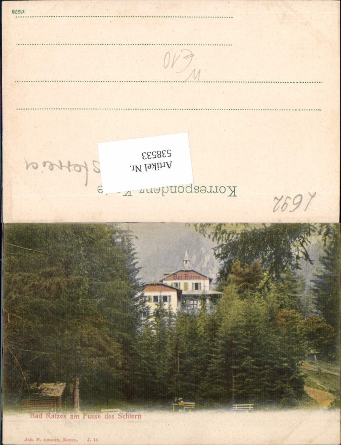 Alte Ansichtskarte – Old Postcard