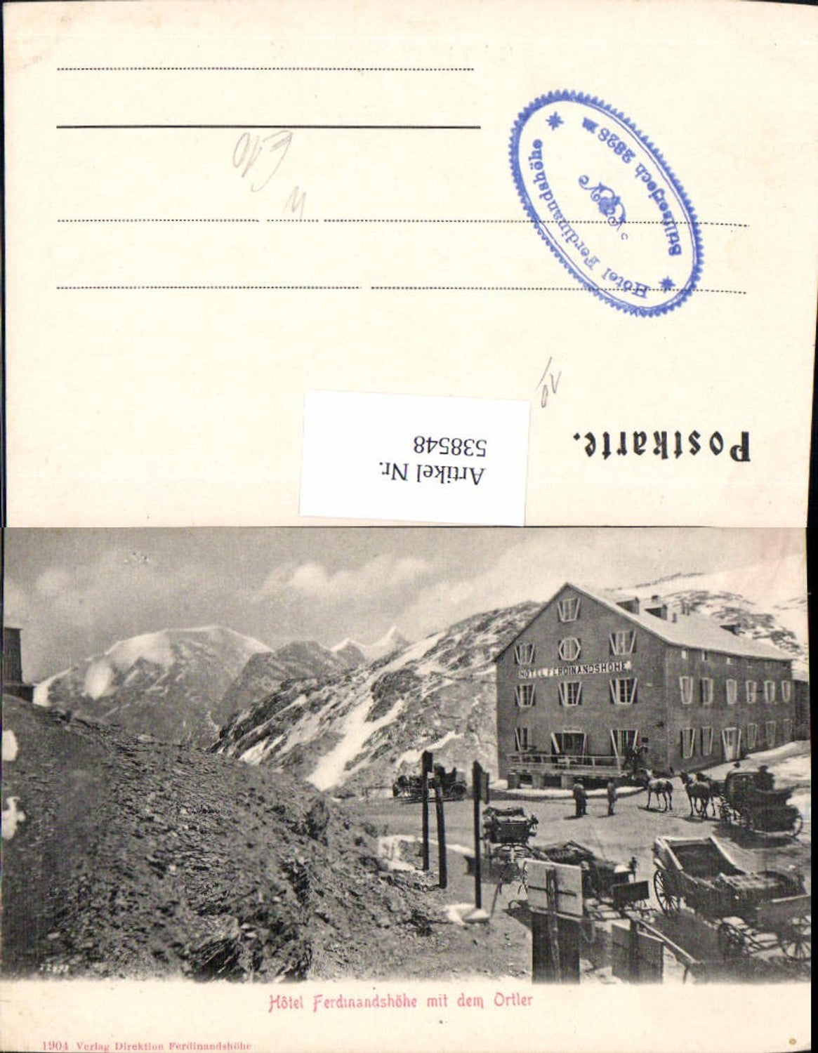 Alte Ansichtskarte – Old Postcard