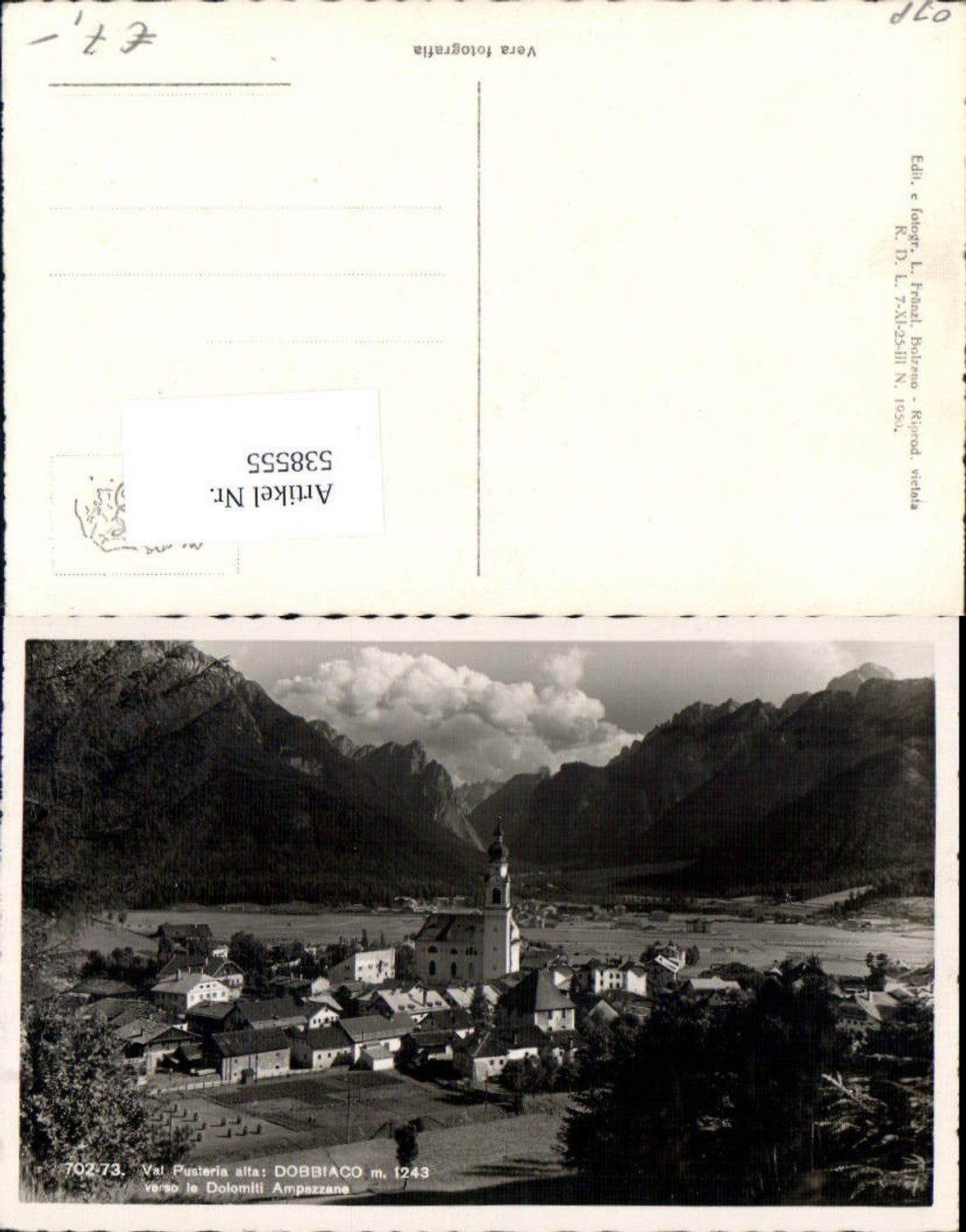 Alte Ansichtskarte – Old Postcard