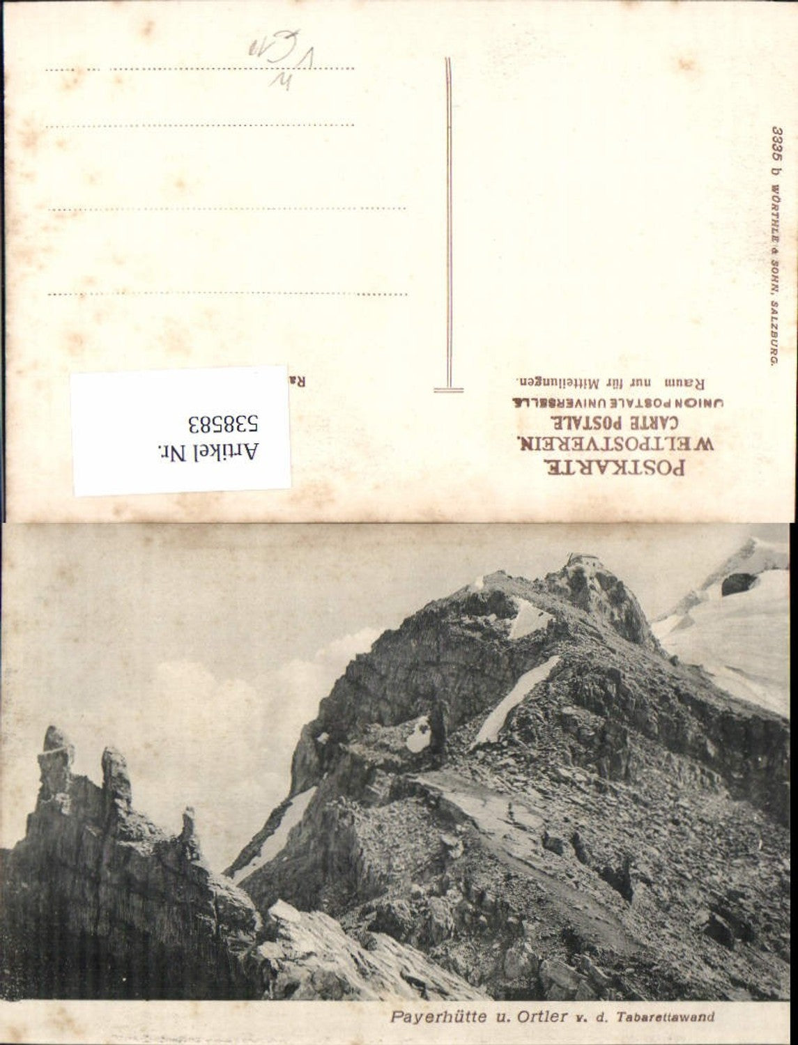 Alte Ansichtskarte – Old Postcard