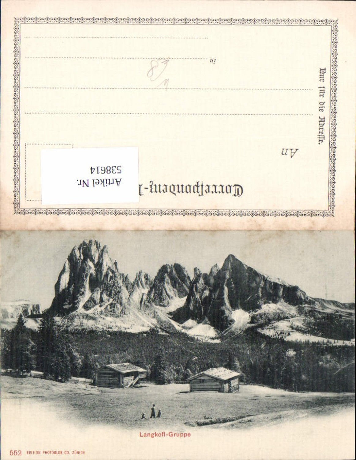Alte Ansichtskarte – Old Postcard