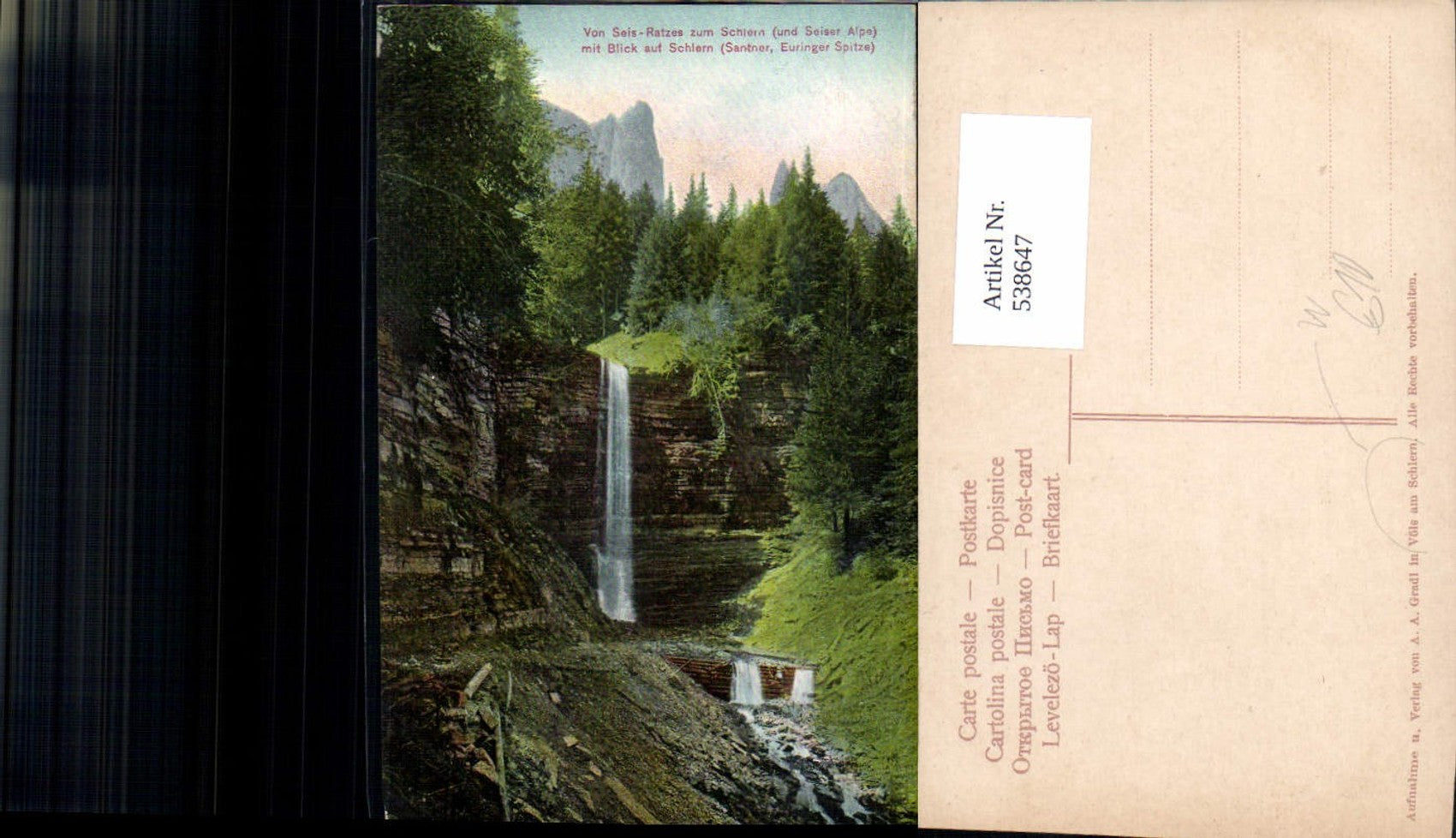 Alte Ansichtskarte – Old Postcard