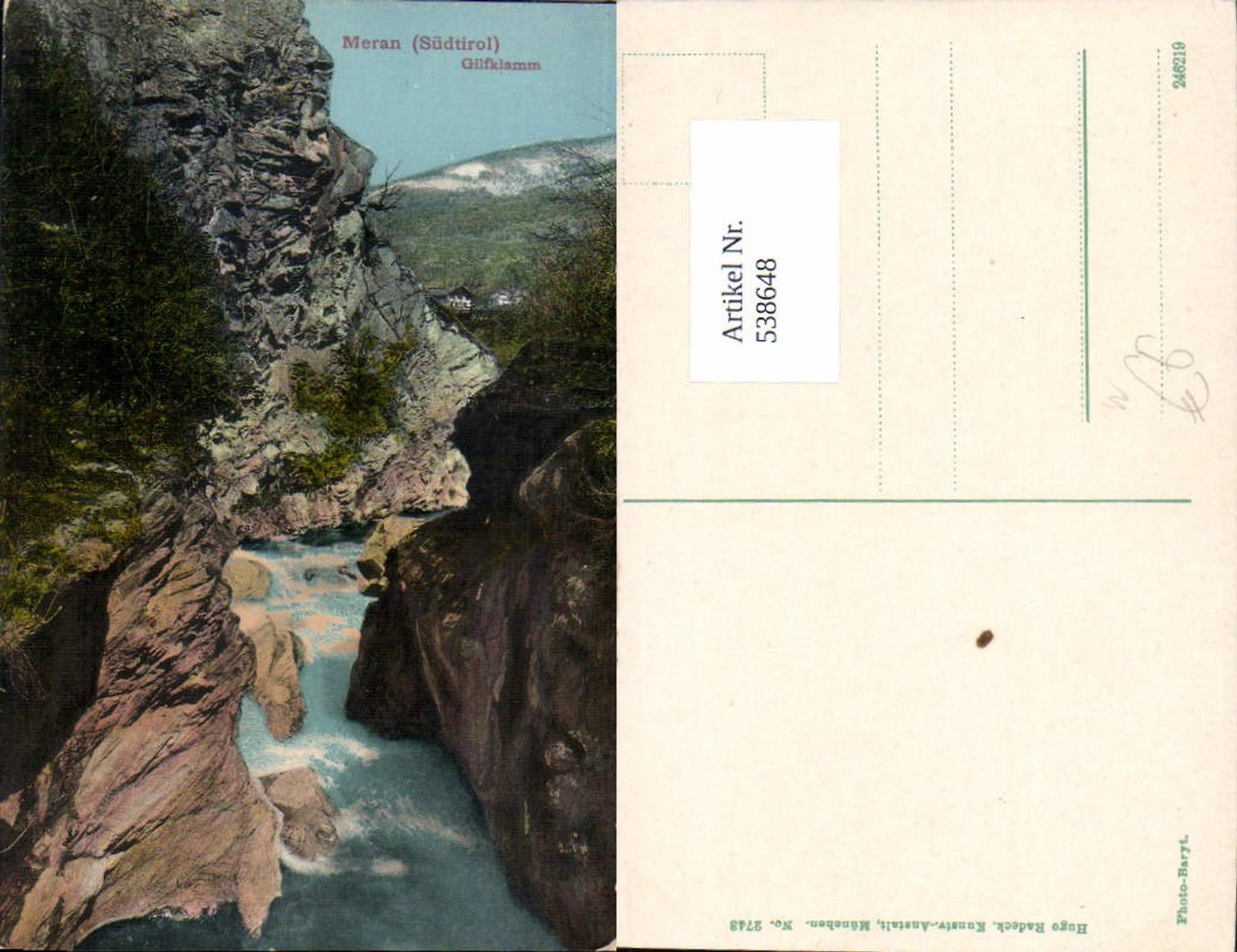 Alte Ansichtskarte – Old Postcard