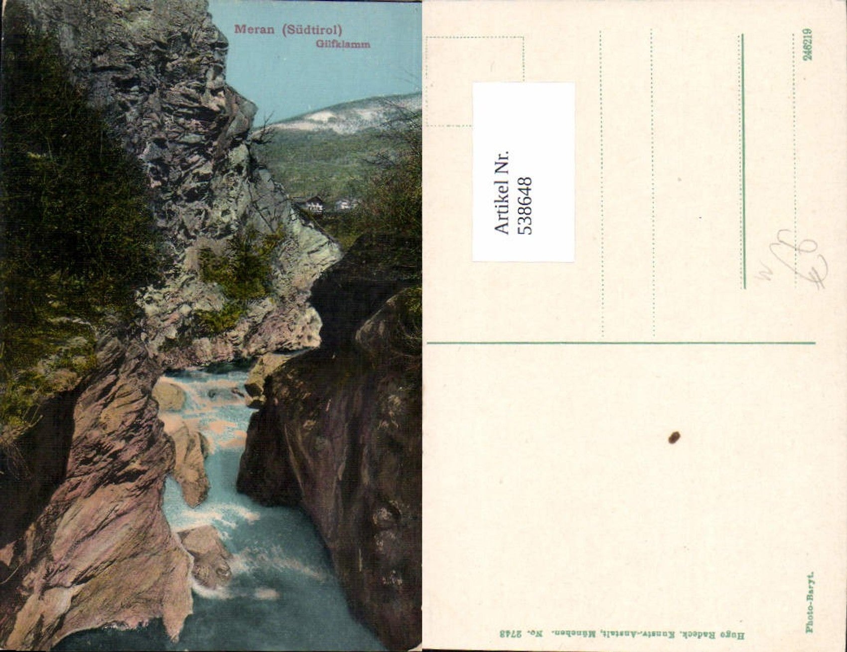 Alte Ansichtskarte – Old Postcard