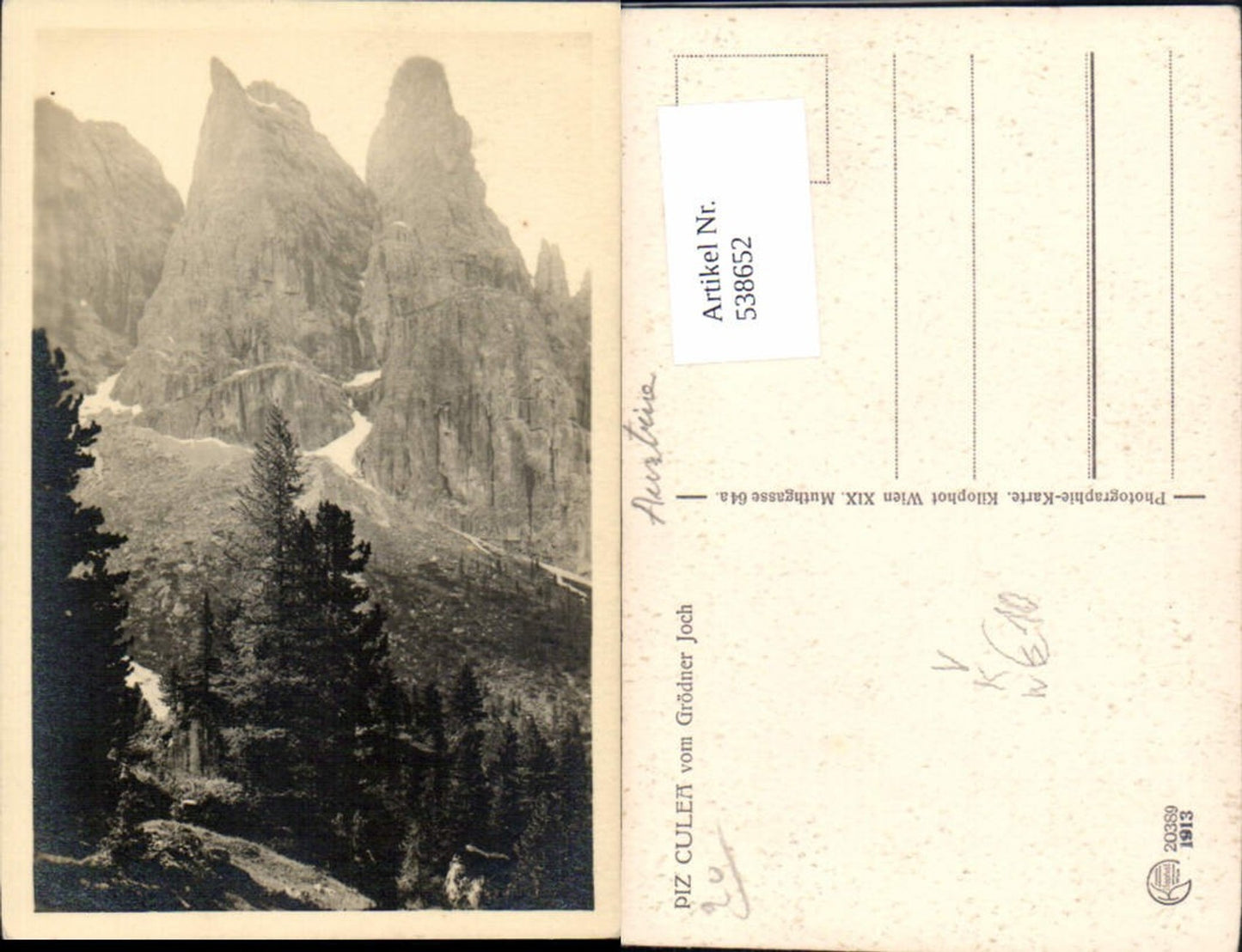 Alte Ansichtskarte – Old Postcard