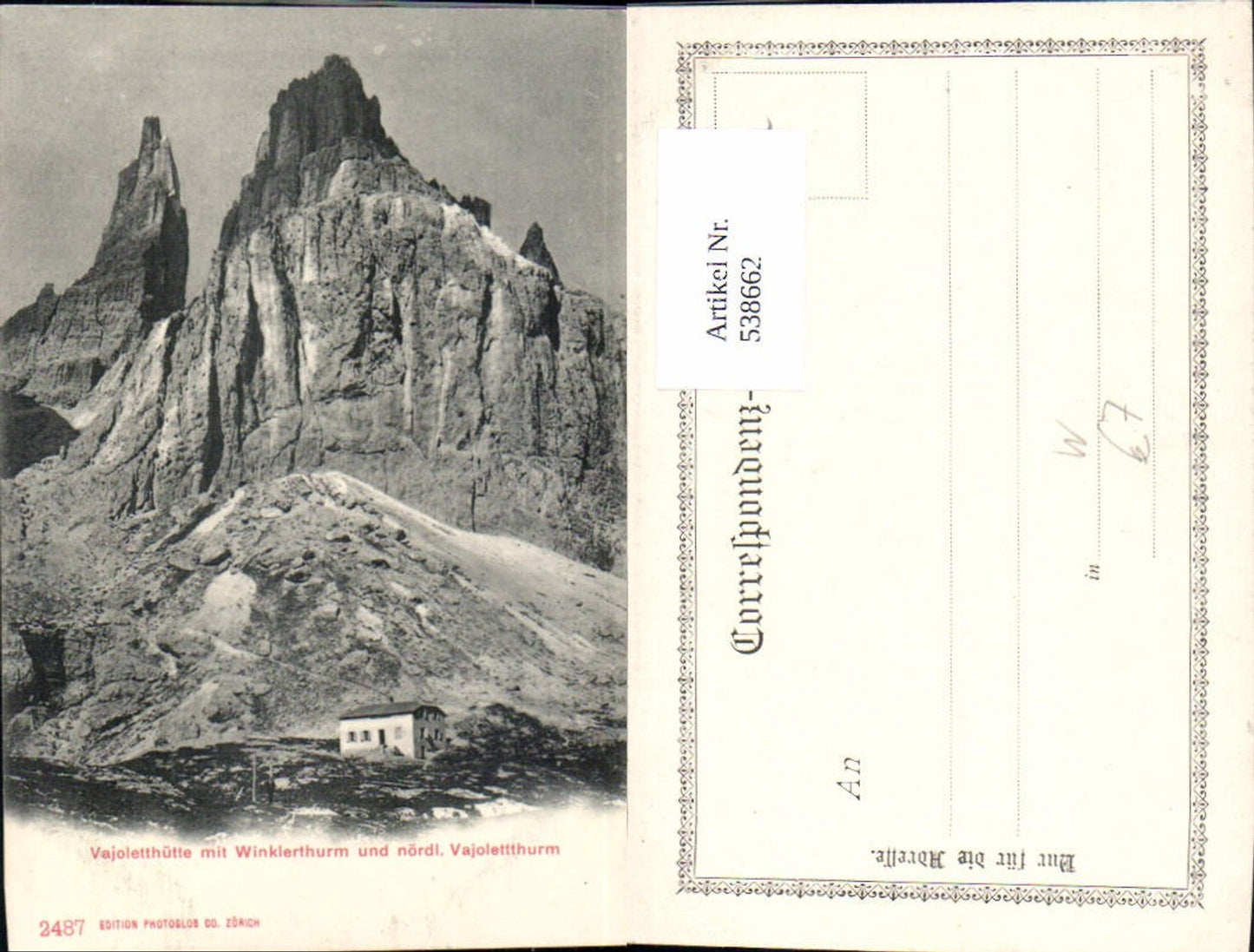 Alte Ansichtskarte – Old Postcard