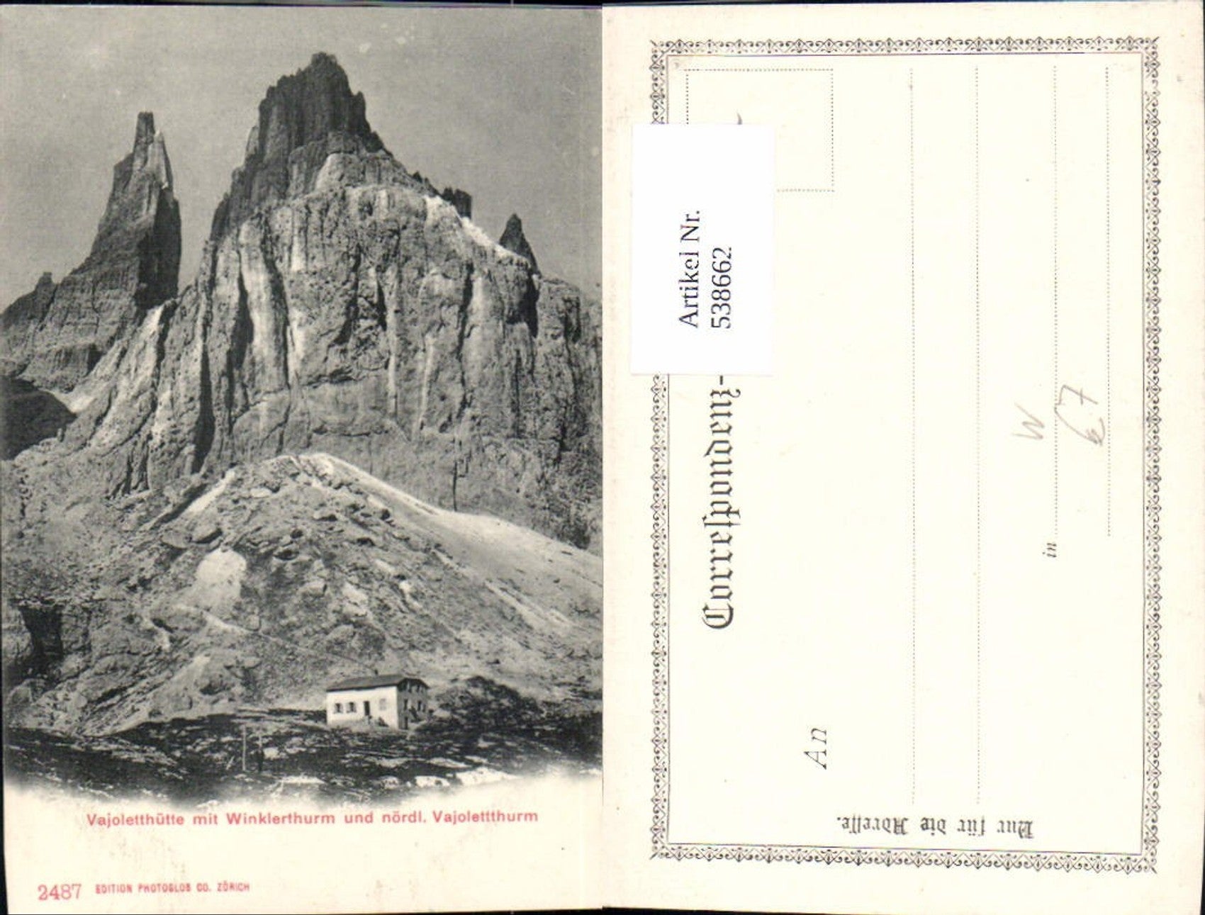 Alte Ansichtskarte – Old Postcard