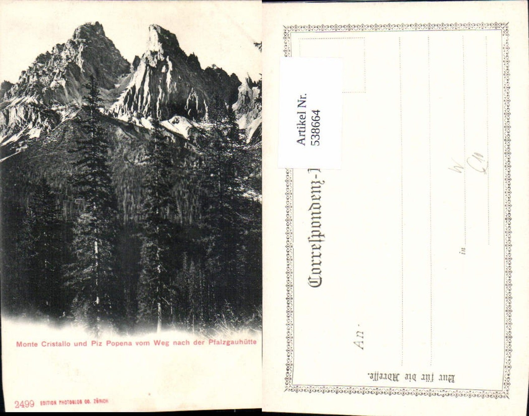 Alte Ansichtskarte – Old Postcard