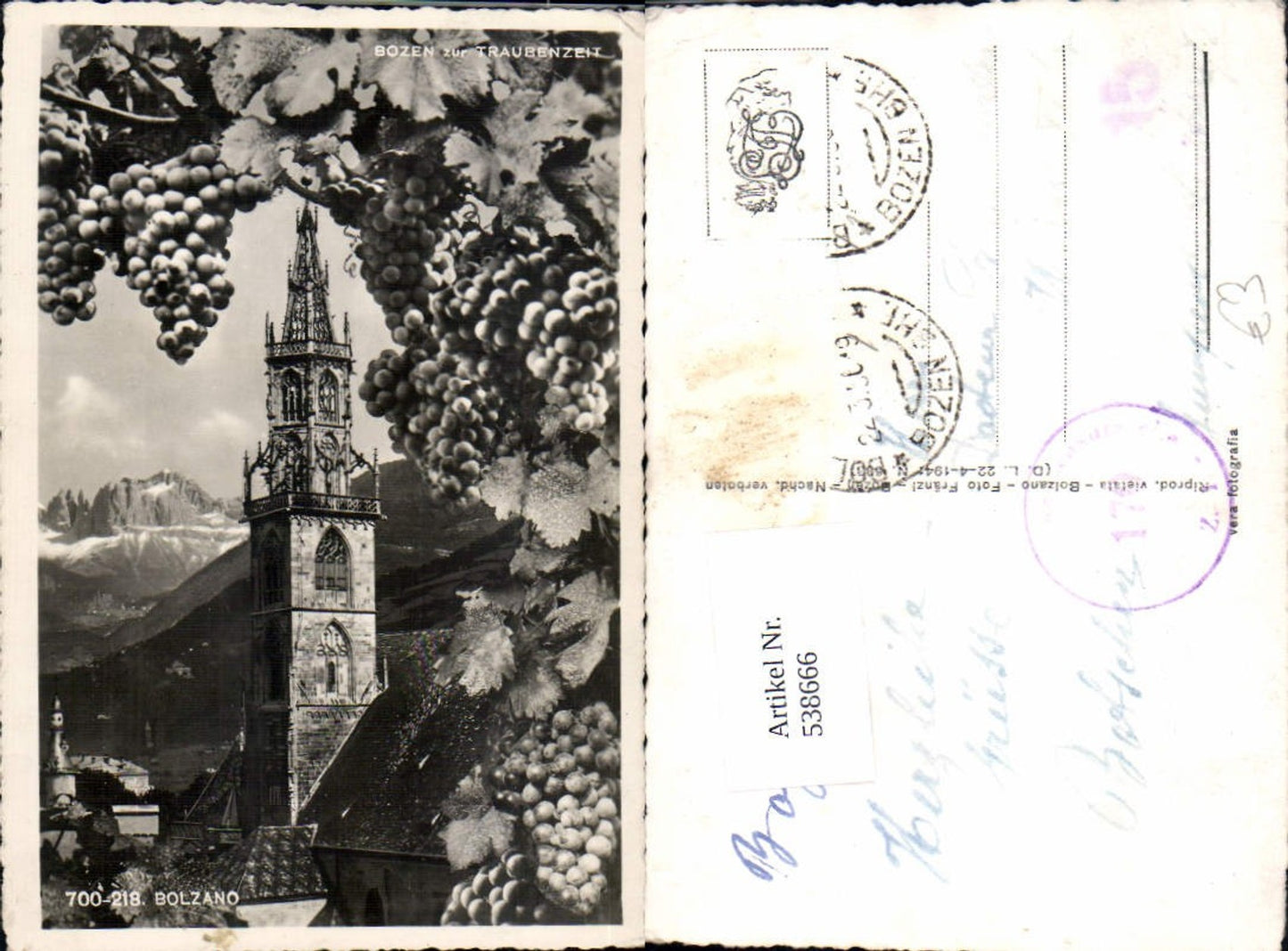 Alte Ansichtskarte – Old Postcard