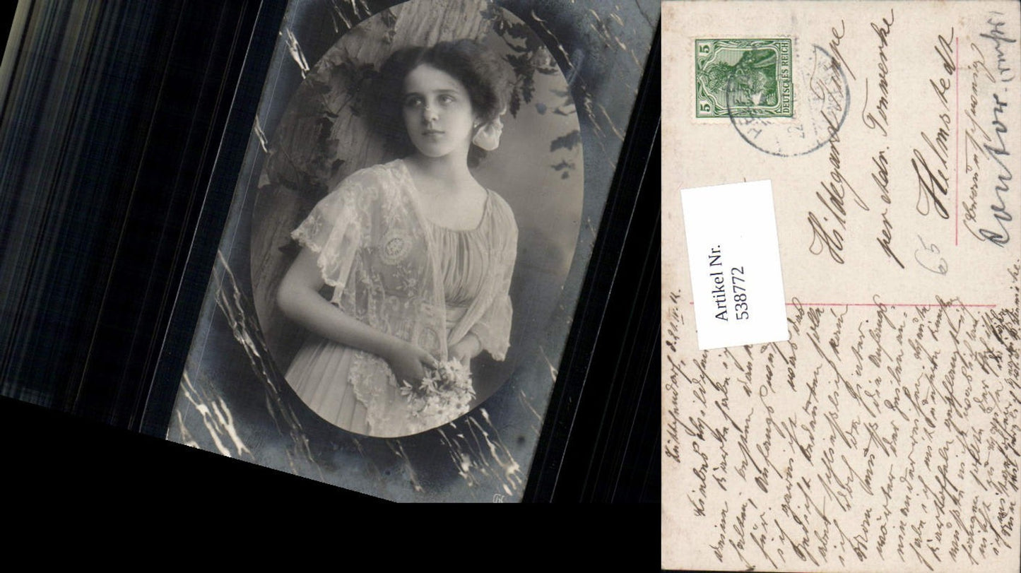 538772, Photographic art Gustav Liersch Woman Photomontage GL &amp; Co. 2360-1
