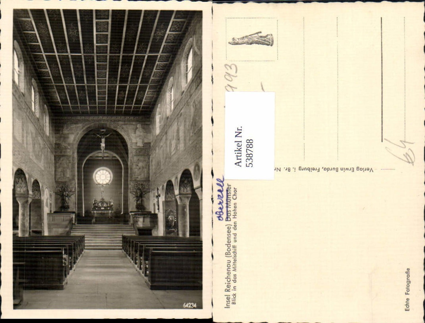 538788,Fotokunst Erwin Burda Insel Reichenau Das Münster Kirche