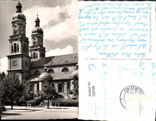 538799,Fotokunst Franz Milz L. Pfleghaar St Lorenzkirche Kempten i. Allgäu