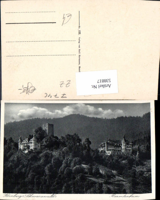 538817,Fotokunst Emil Hartmann Hornberg Schwarzwald Beamtenheim