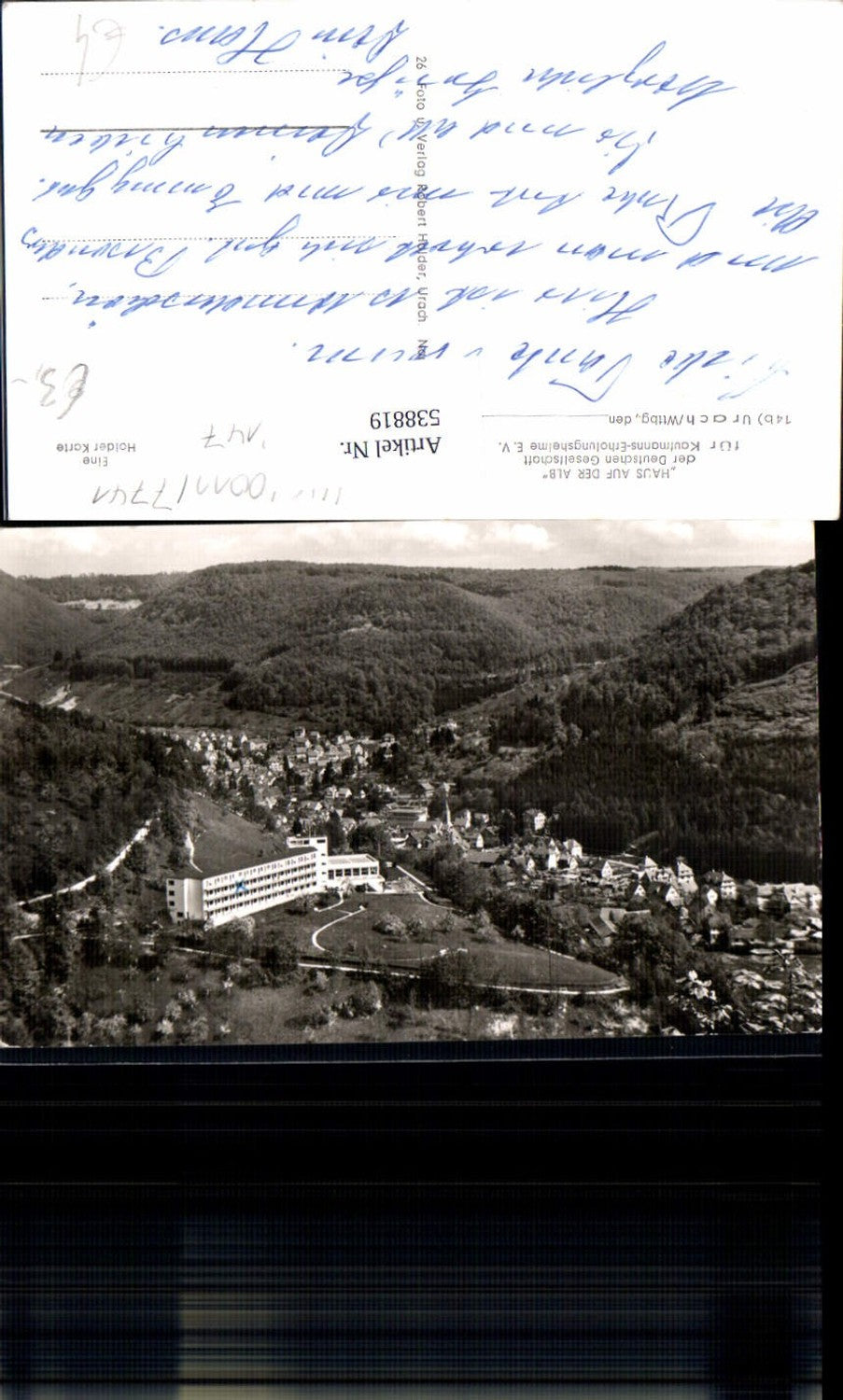 538819,Fotokunst Robert Holder Haus auf d. Alb Urach