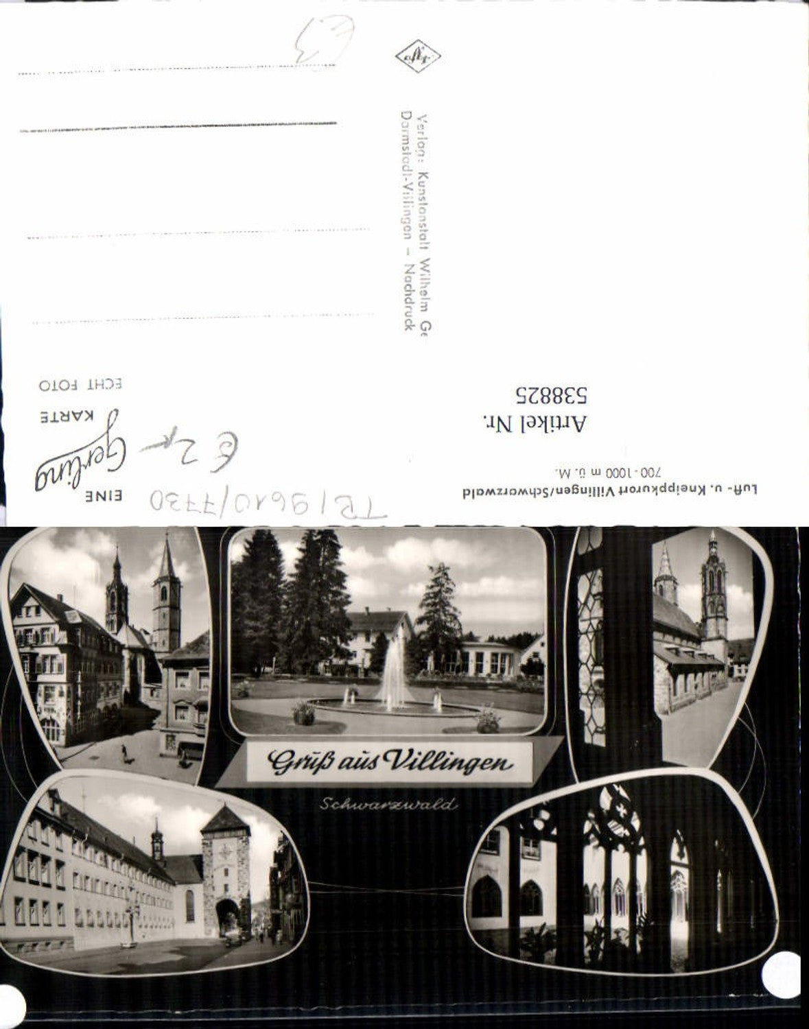 538825,Fotokunst Wilhelm Gerling sen. Villingen Schwarzwald